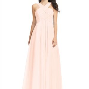 Azazie Kaleigh bridesmaid dress in pear pink
